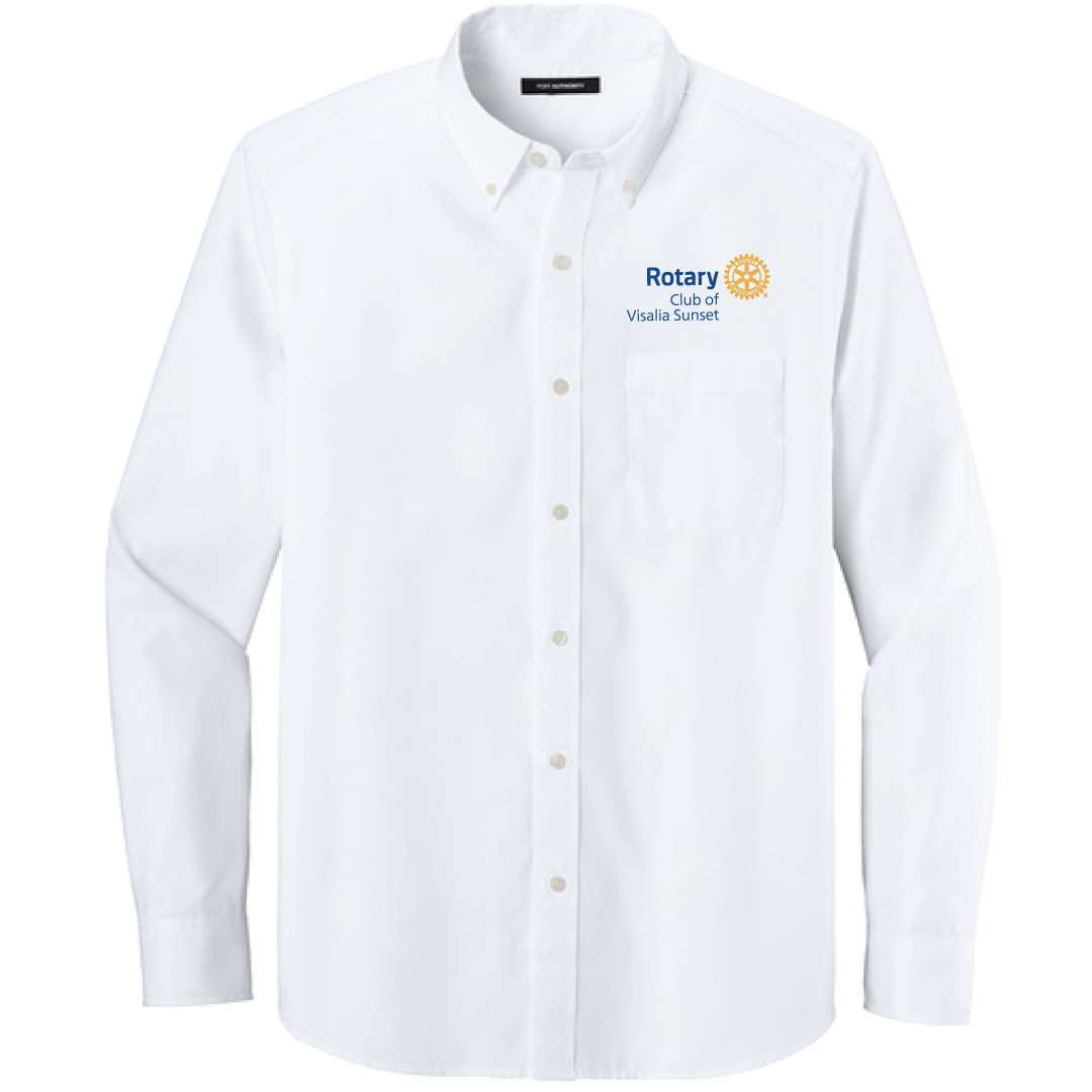 W816 | PA Long Sleeve Nailhead Easy Care Shirt